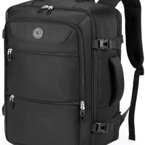 Sowaovut Travel Laptop Backpack, Extra Large High School College Backpacks, Flight Approved Daypack Business Bag Fit 17.3 inch Laptop for Men Women (Black)